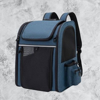 Sac transport chien - DogShoulderedBag™ - Bleu
