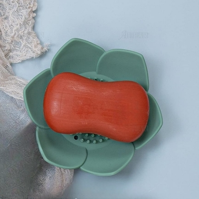 Porte savon douche - SoapBoxLotus™ - Vert