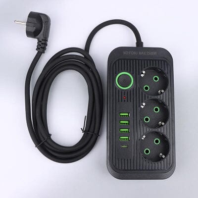 Multiprise USB - PowerFlex™ - F09 Noir
