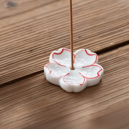 Porte Encens - SakuraZen™ - Contour Rouge