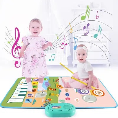 Tapis d'éveil bébé - MusicPlayMat™ - Savane