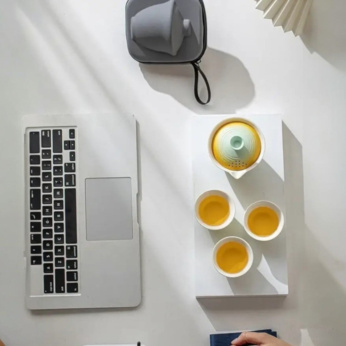 Service à Thé - TravelTeaSet™ - Jaune & Vert