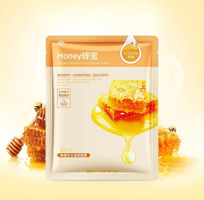 Masque Facial - GlowSkinSheet™ - Miel