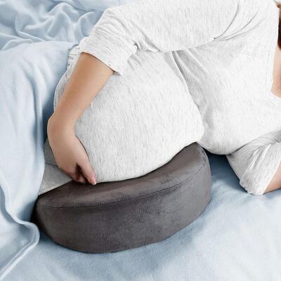 Coussin de Grossesse - PregnancyFoamPillow™ - Gris Foncé