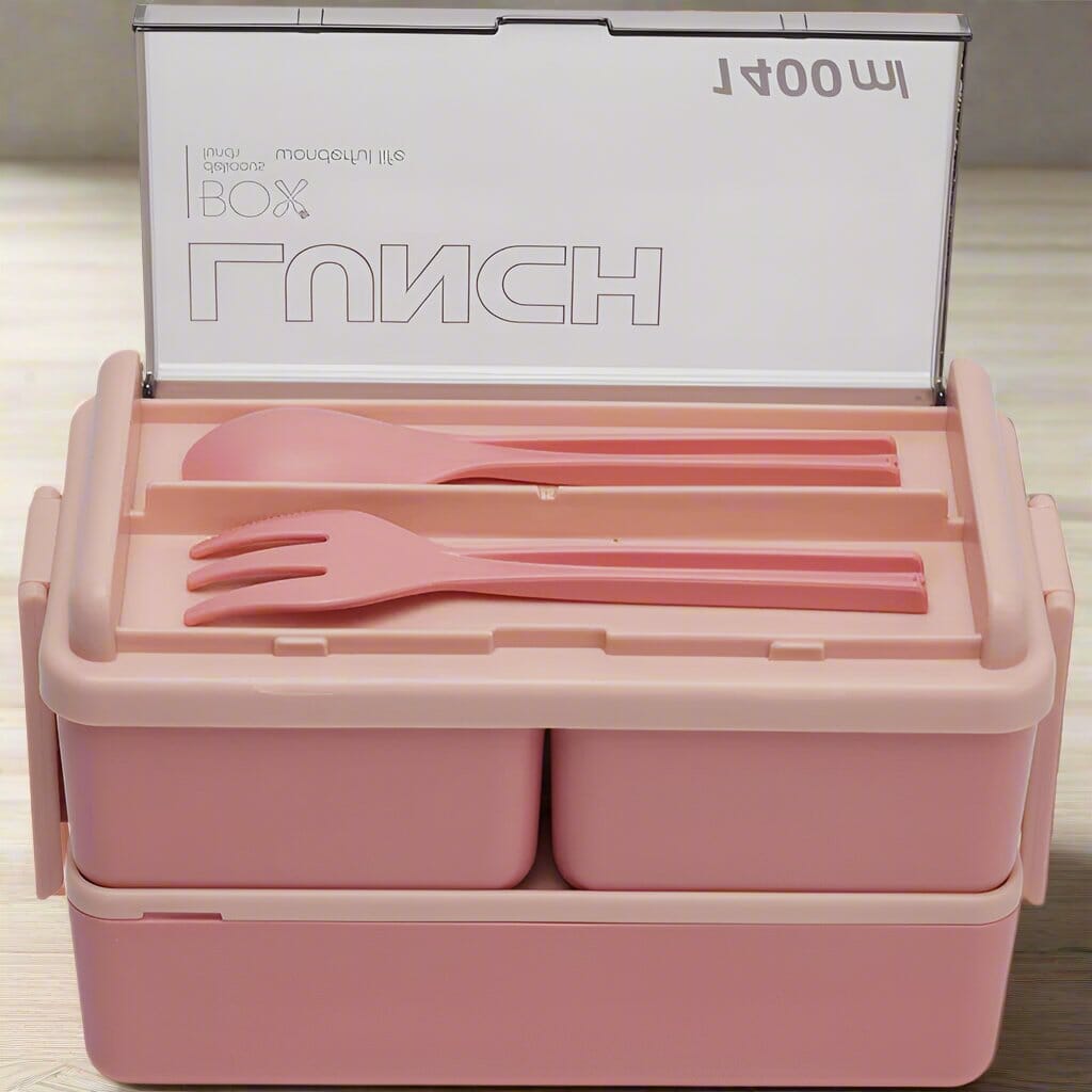 DoubleLayerPortableLunchBox™ - Rose