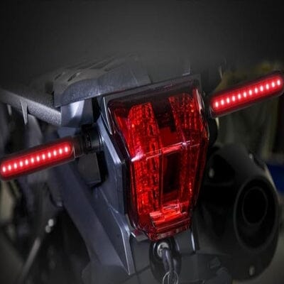 Clignotant moto led - MotoDualLamp™ - Rouge