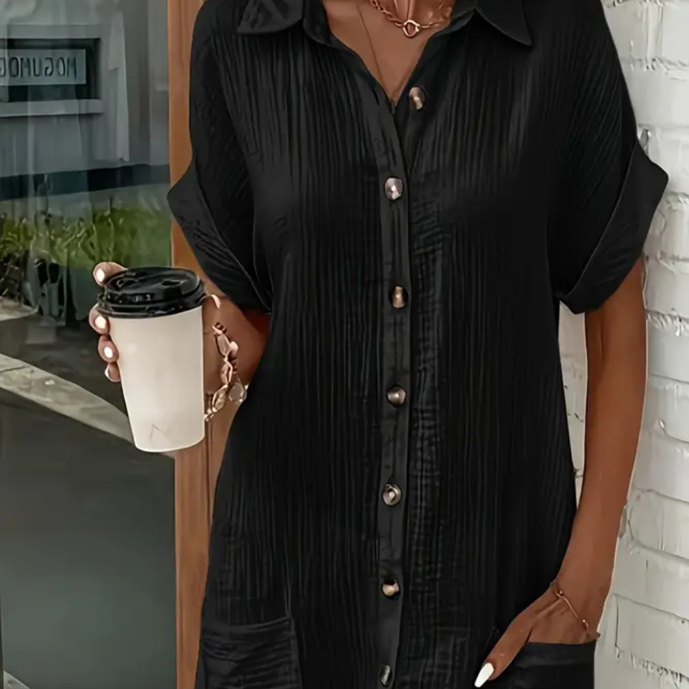 Robe d'Été Femme - LinéaDress™ - Noir