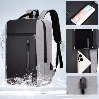 Sac à Dos pour Ordinateur - OfficeTechPack™ - Gris
