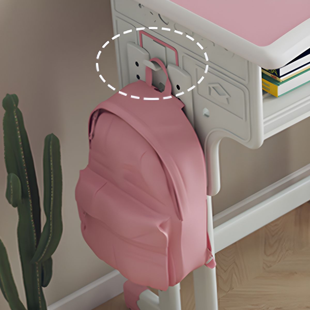 Bureau pour Enfant - GrowStudySet™ - Classique Rose