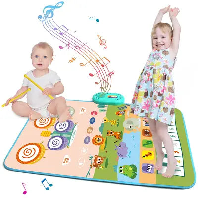 Tapis d'éveil bébé - MusicPlayMat™ - Savane