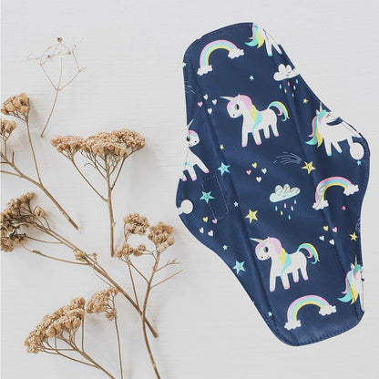 Serviette Hygiénique Lavable - EcoReusablePads™ - Licorne