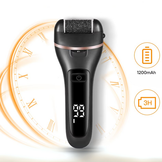 Râpe pour Pieds Électrique - PediPro™ - Noir Élégant