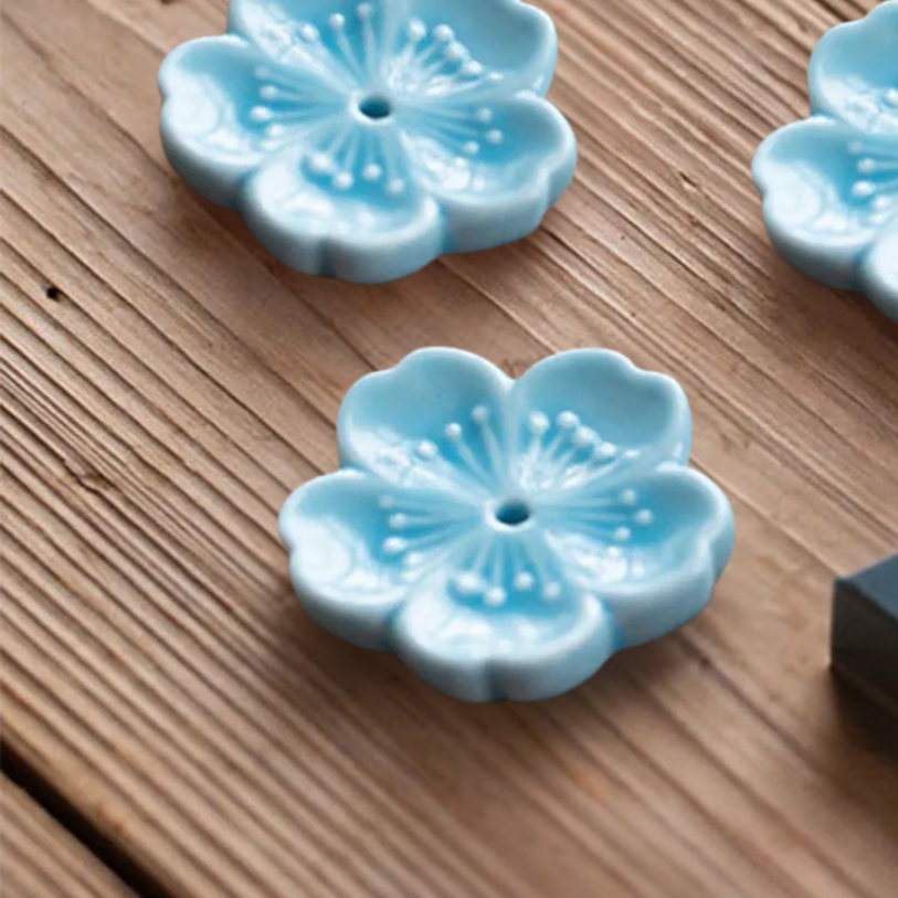 Porte Encens - SakuraZen™ - Bleu Pastel