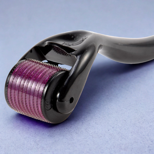Dermaroller Barbe - BarbeRoll™ - Noir & Rose