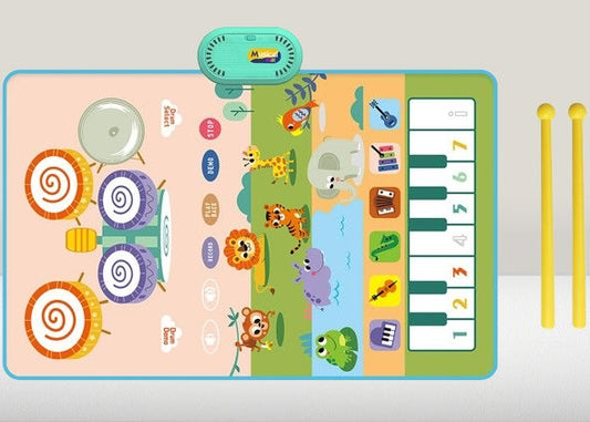 Tapis d'éveil bébé - MusicPlayMat™ - Savane