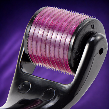Dermaroller Barbe - BarbeRoll™ - Noir & Rose