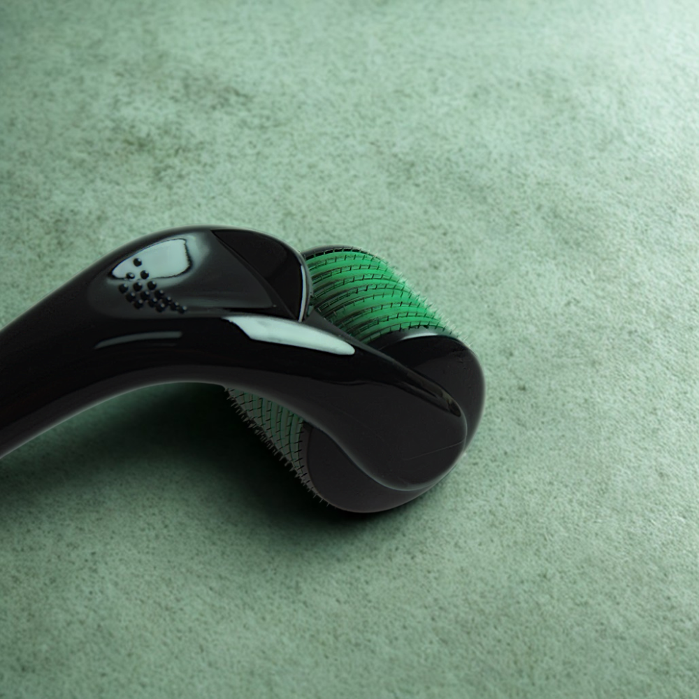 Dermaroller Barbe - BarbeRoll™ - Noir & Vert