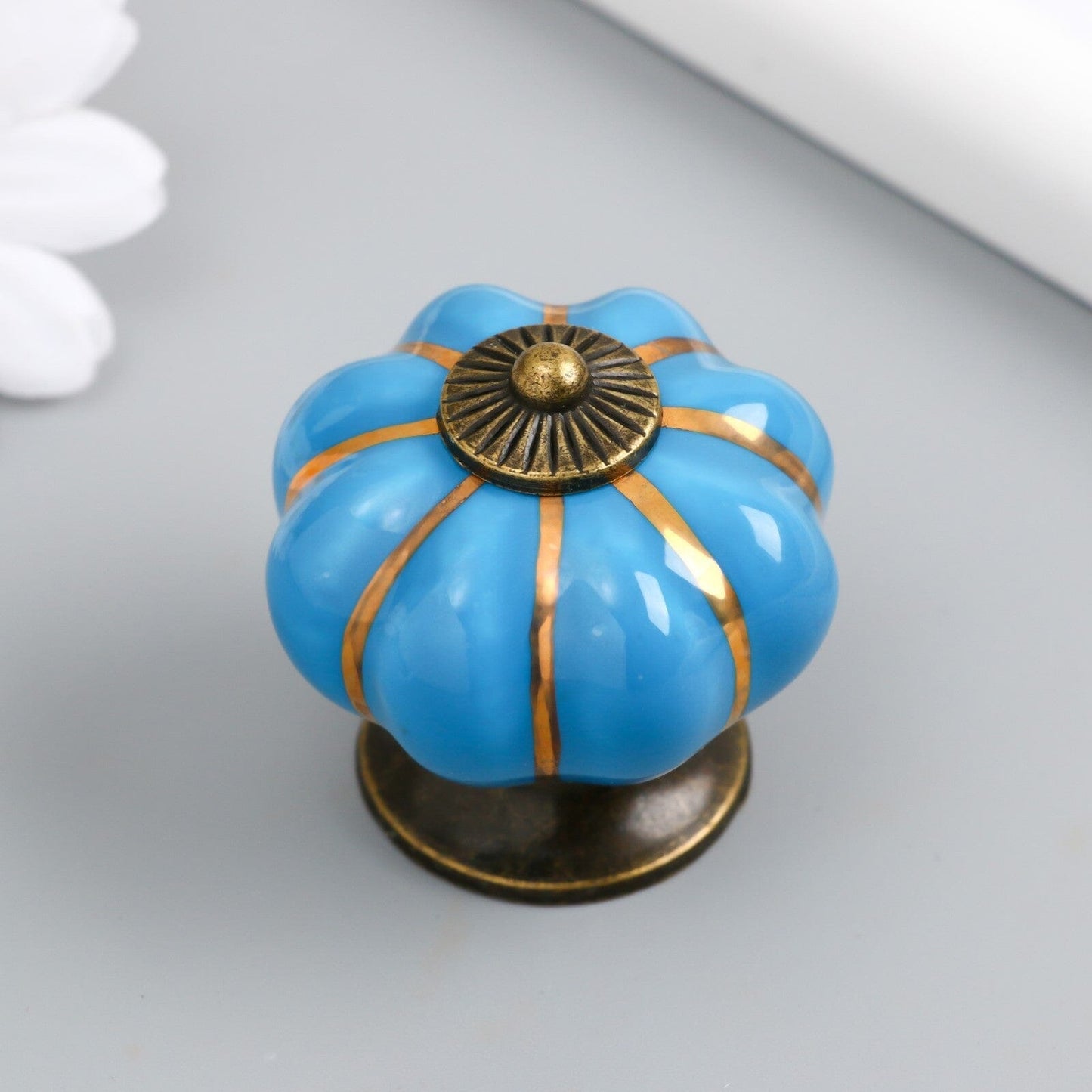 Poignée pour Placard - CeramicHandle™ - Bleu