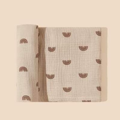 SERVIETTE POUR BEBE - CottonBabyTowel™ - Petit Arc en ciel