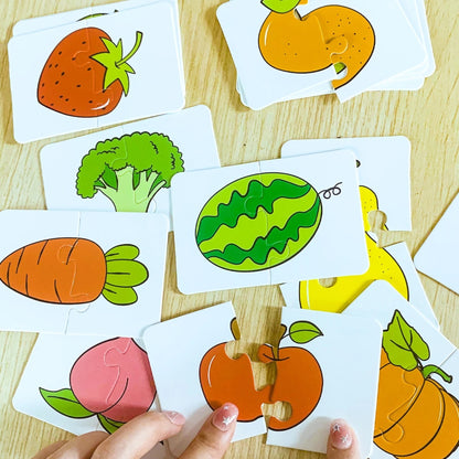 Puzzle Enfant - LightUpCards™ - Fruits & Légumes