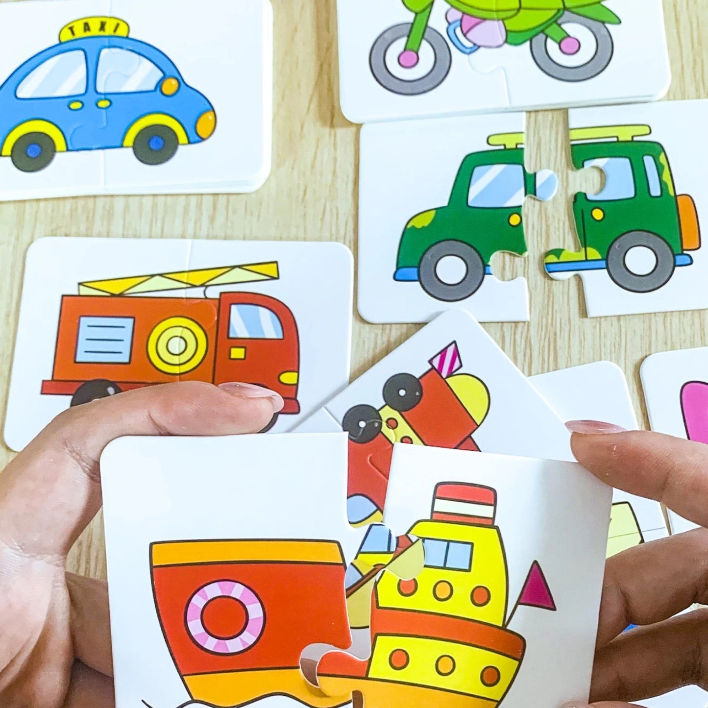 Puzzle Enfant - LightUpCards™ - Transport