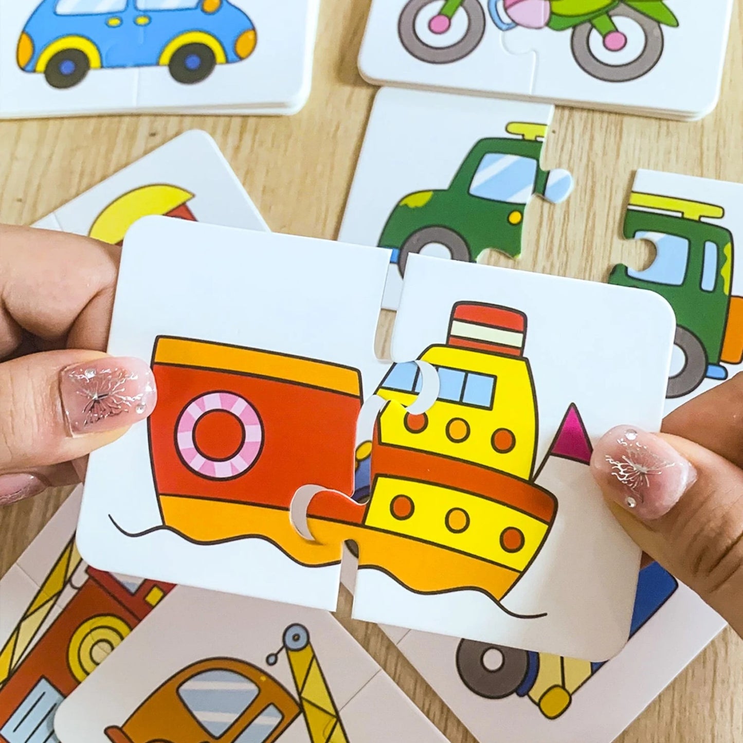 Puzzle Enfant - LightUpCards™ - Transport