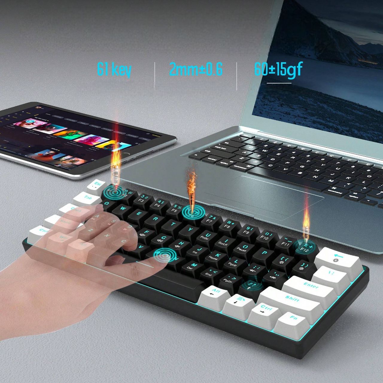 MechanicalKeyboard™- Noir&Blanc