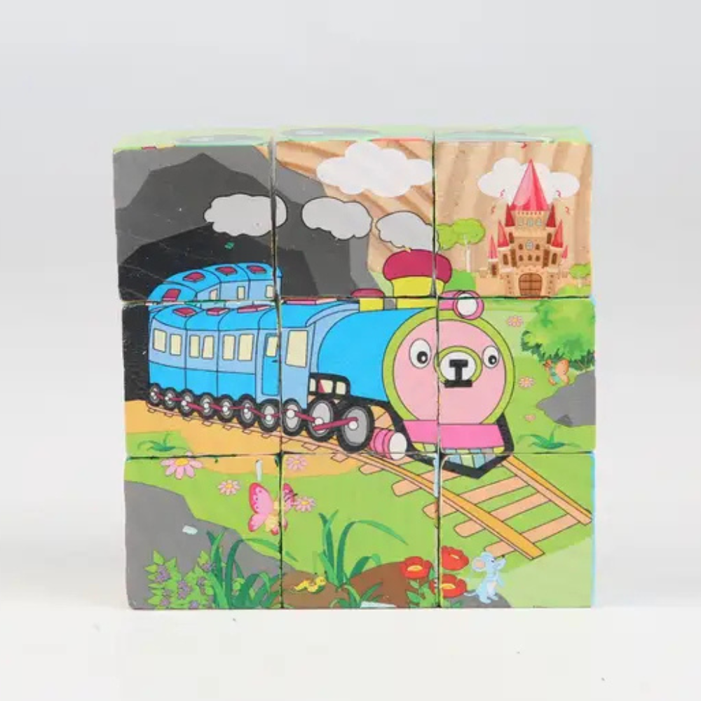 Puzzle en Bois - CubeMontessori™ - Moyens de Transport