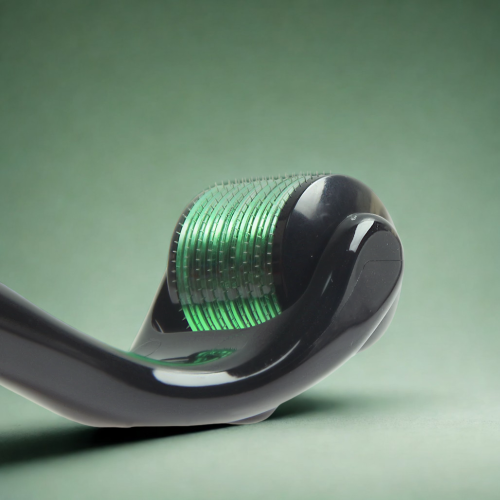 Dermaroller Barbe - BarbeRoll™ - Noir & Vert
