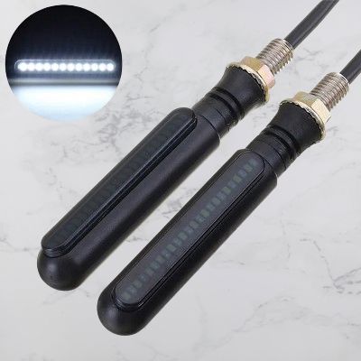 Clignotant moto led - MotoDualLamp™ - Blanc