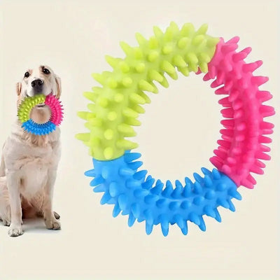 FRISBEE CHIEN - FetchBite™ - Vert Bleu Rose
