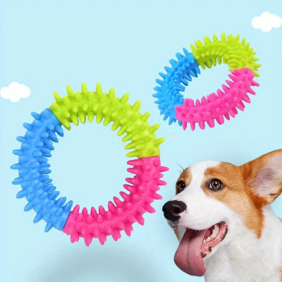FRISBEE CHIEN - FetchBite™ - Vert Bleu Rose