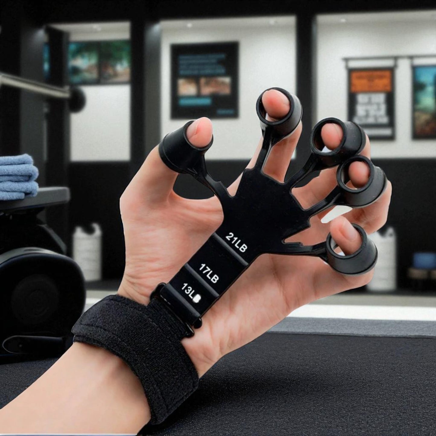 Hand Grip - HandStretch5™ - Noir