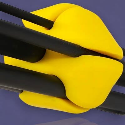 Support de Canne à Pêche - RodGuard™ - Jaune