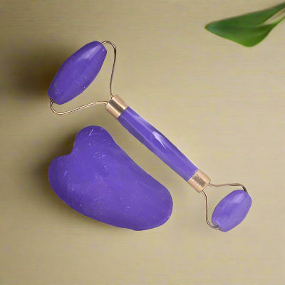 Rouleau Massage Visage - ZenRoller™ - Violet