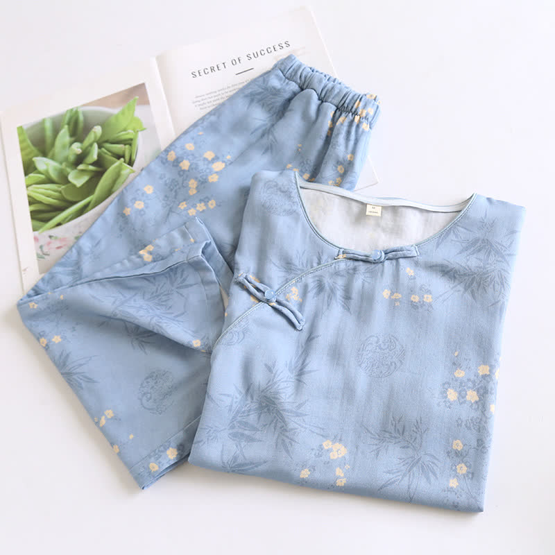 Pyjama Femme - CozyBambooPajama™ - Bleu Ciel