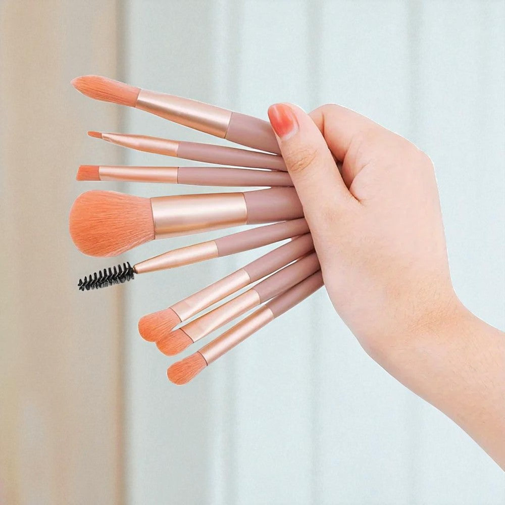 Pinceaux Maquillage - SoftBlendBrush8™ - Rose