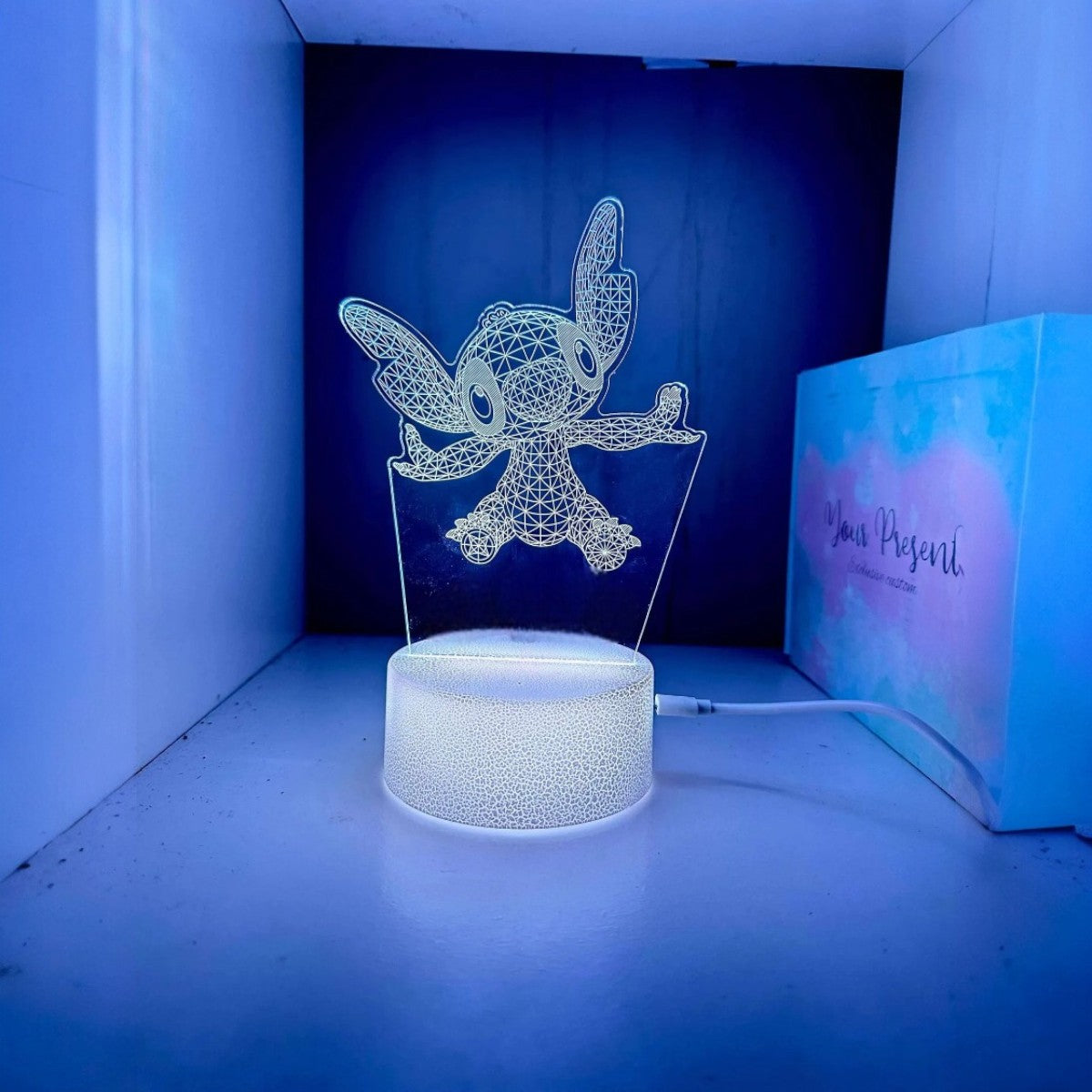 Veilleuse LED - StitchDream™ - Maillage 3D