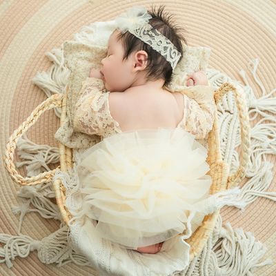 Robe Bébé Fille - BabyGirlPhotoDress™ - Beige