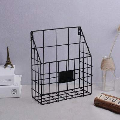 Porte Revue Mural - WallWireRack™ - Noir