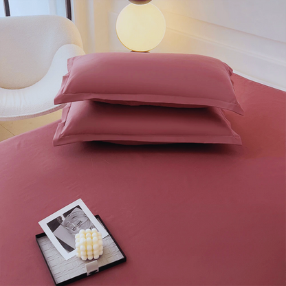 Drap Housse - LinoSoftSheet™ - Prune