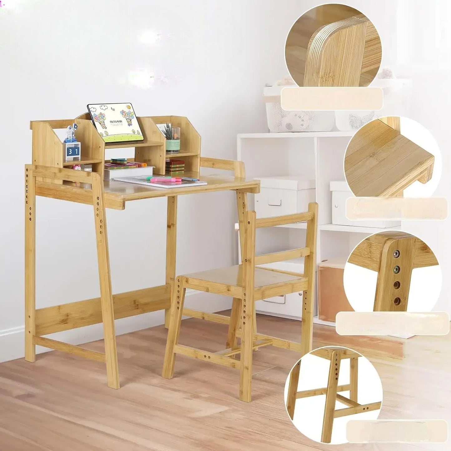 Bureau pour Enfant - BambooStudySet™