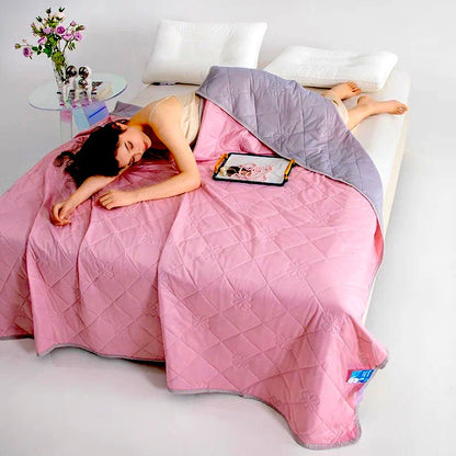 Couette d'Été - ChillBreezeComforter™ - Rose