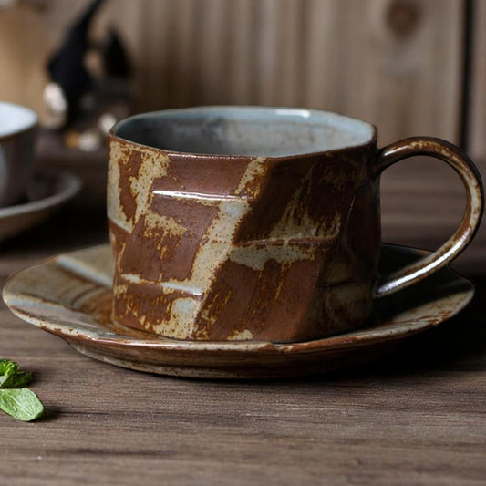 Service à Café - RetroBrewSet™ - Brun Forêt