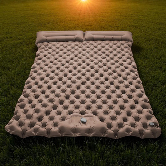 Matelas Gonflable - LiteDoubleMattress™ - Marron