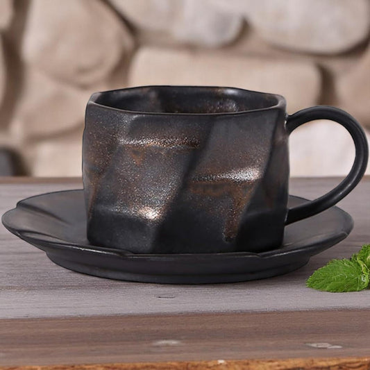 Service à Café - RetroBrewSet™ - Noir Ébène