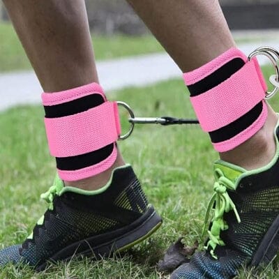 Sangle cheville fitness - AnkleTrainingBelt™ - Rose
