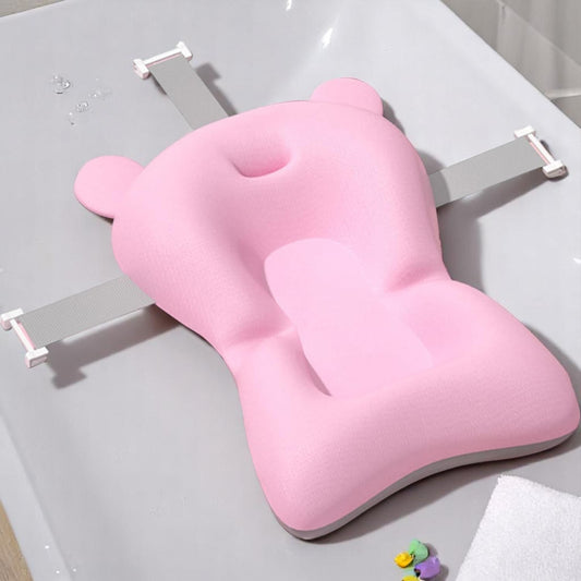 Coussin de Bain Bébé - BabyFloatBathCushion™ - Rose