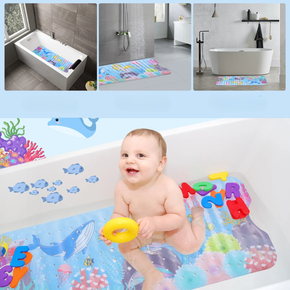 Tapis Antidérapant Baignoire - SeaMat™