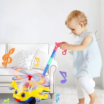 trotteur bebe - ToyPlane™ - Grand jaune